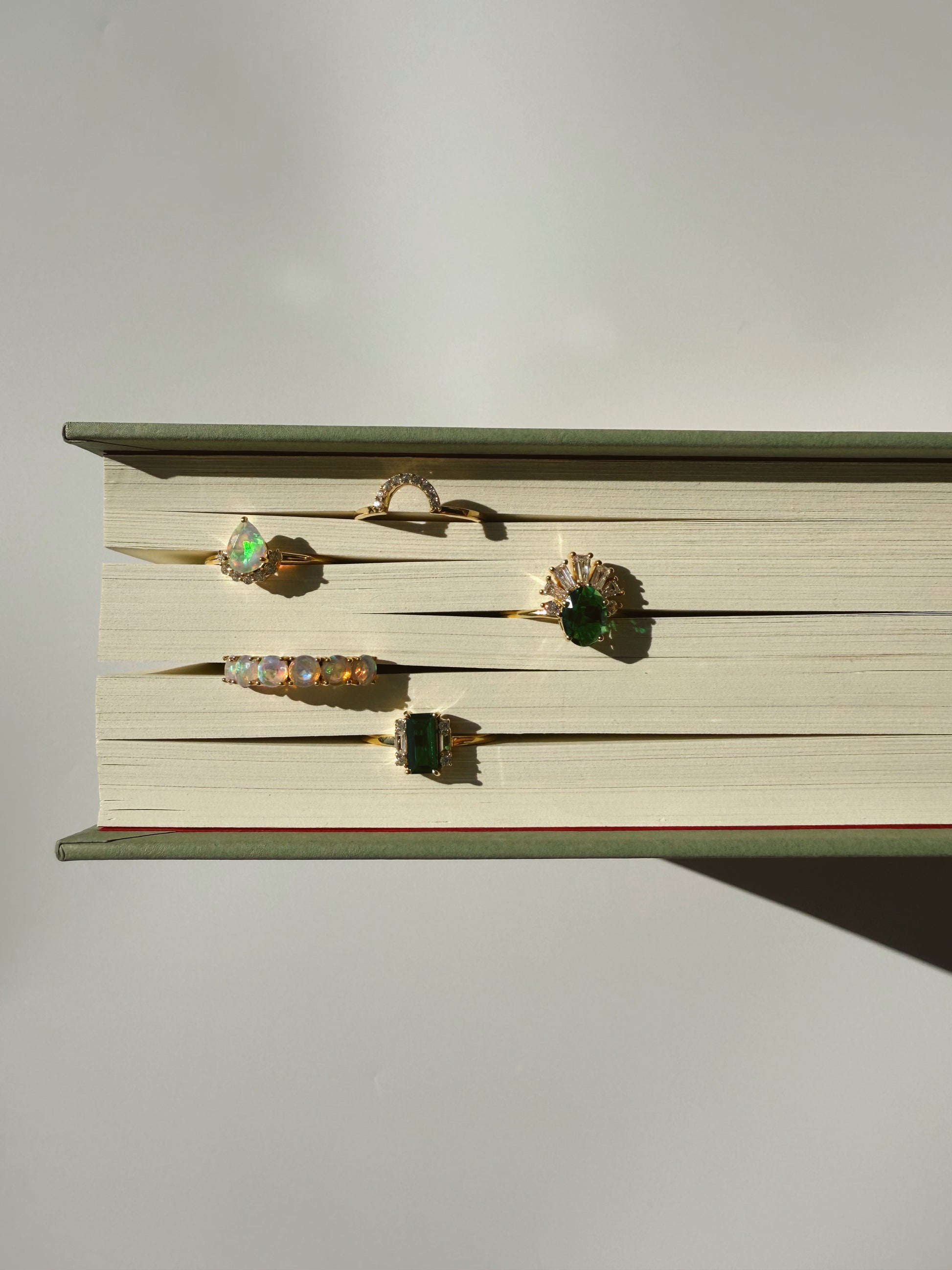 Stevie Emerald Ring