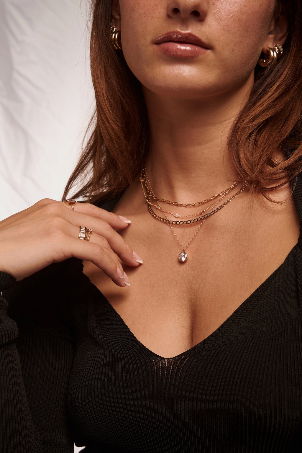 Mini Flat Curb Chain Necklace