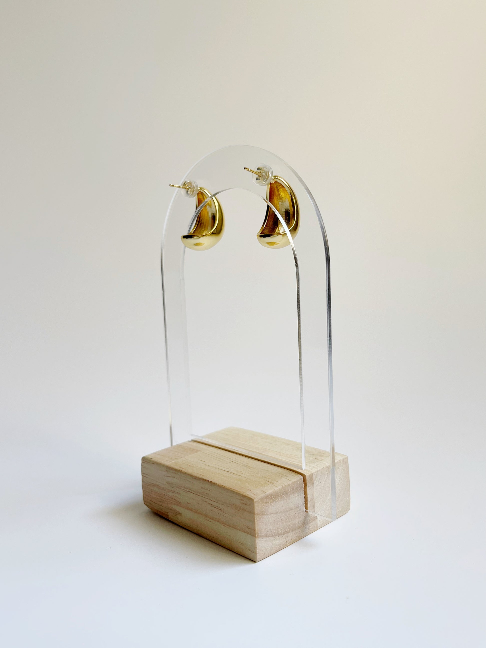 Teardrop Hoops