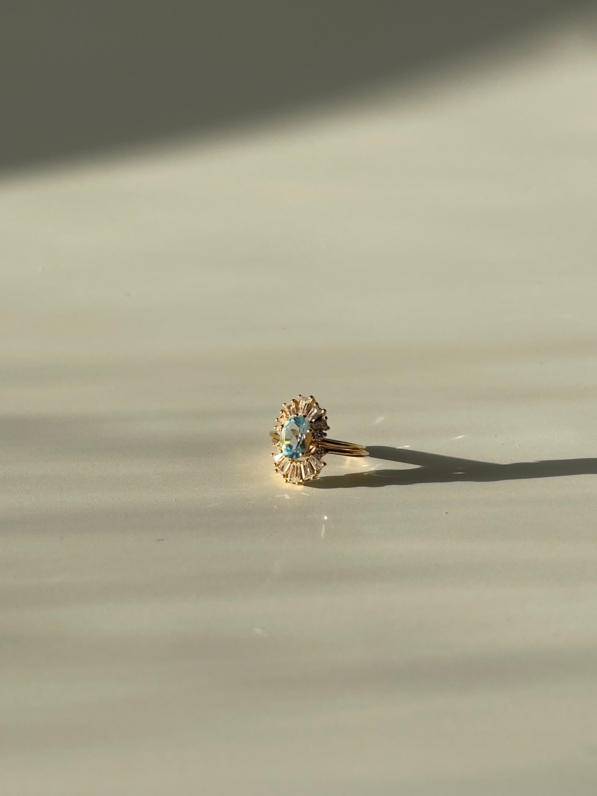Stevie Blue Topaz Ring (4 left)