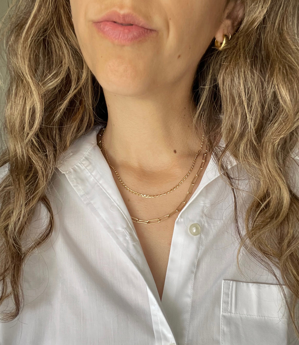 Flat Mariners Chain Necklace