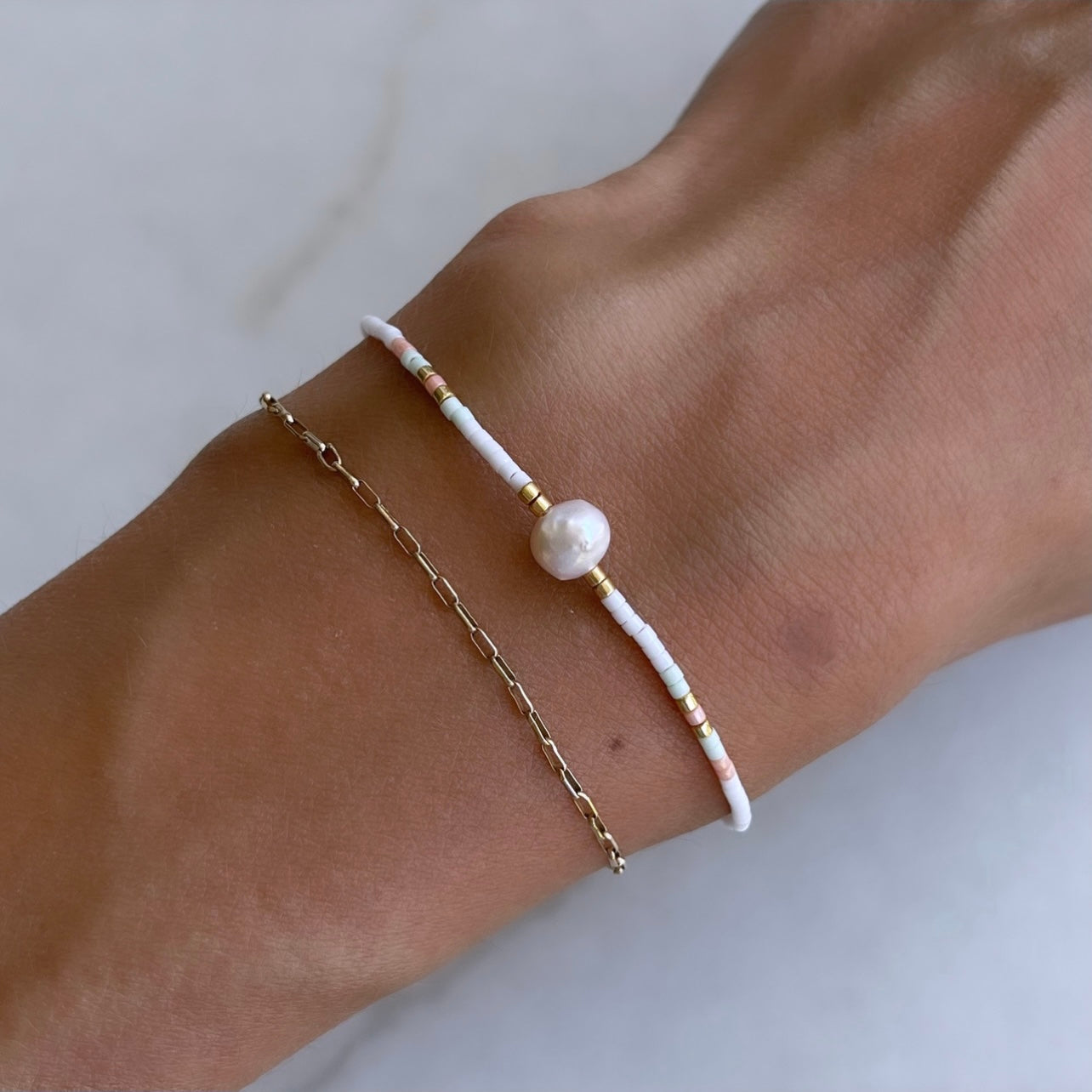 Friendship beaded bracelet