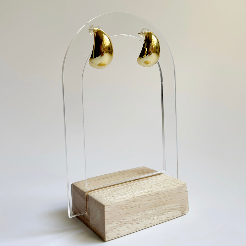 Teardrop Hoops