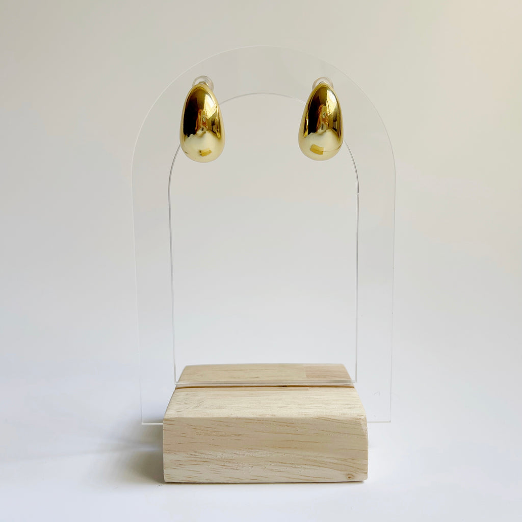 Teardrop Hoops