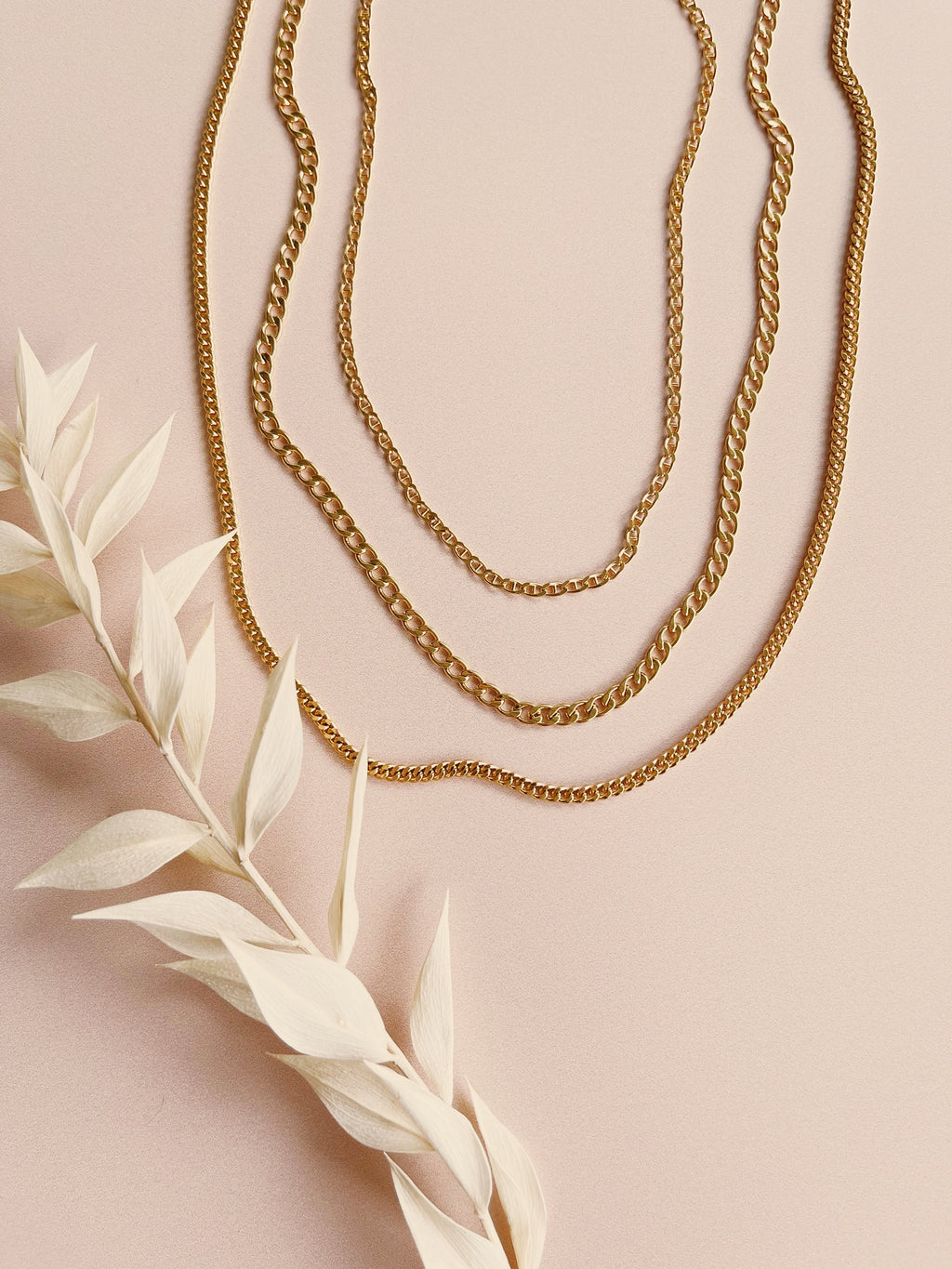 Mini Flat Curb Chain Necklace