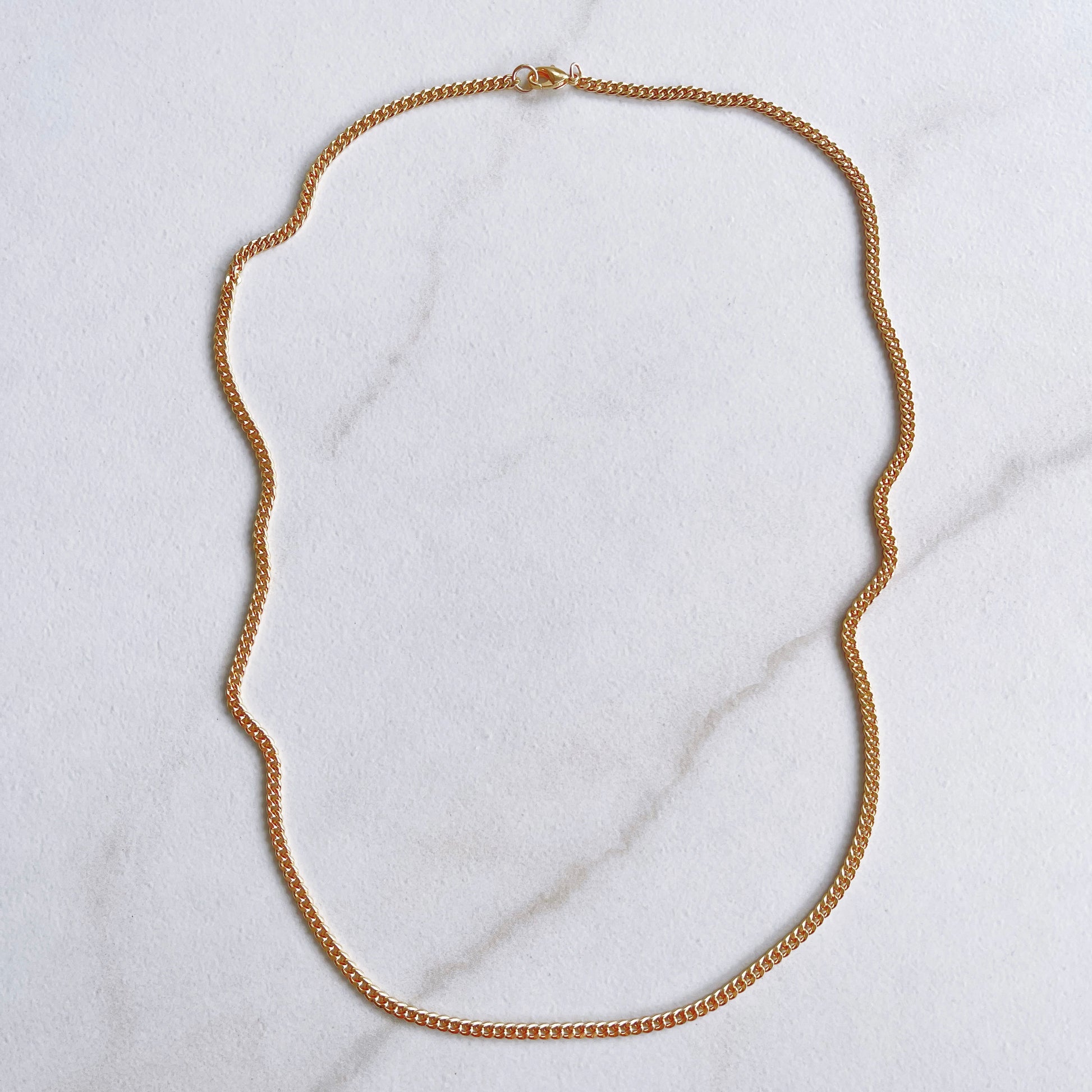 Mini Curb Chain Necklace