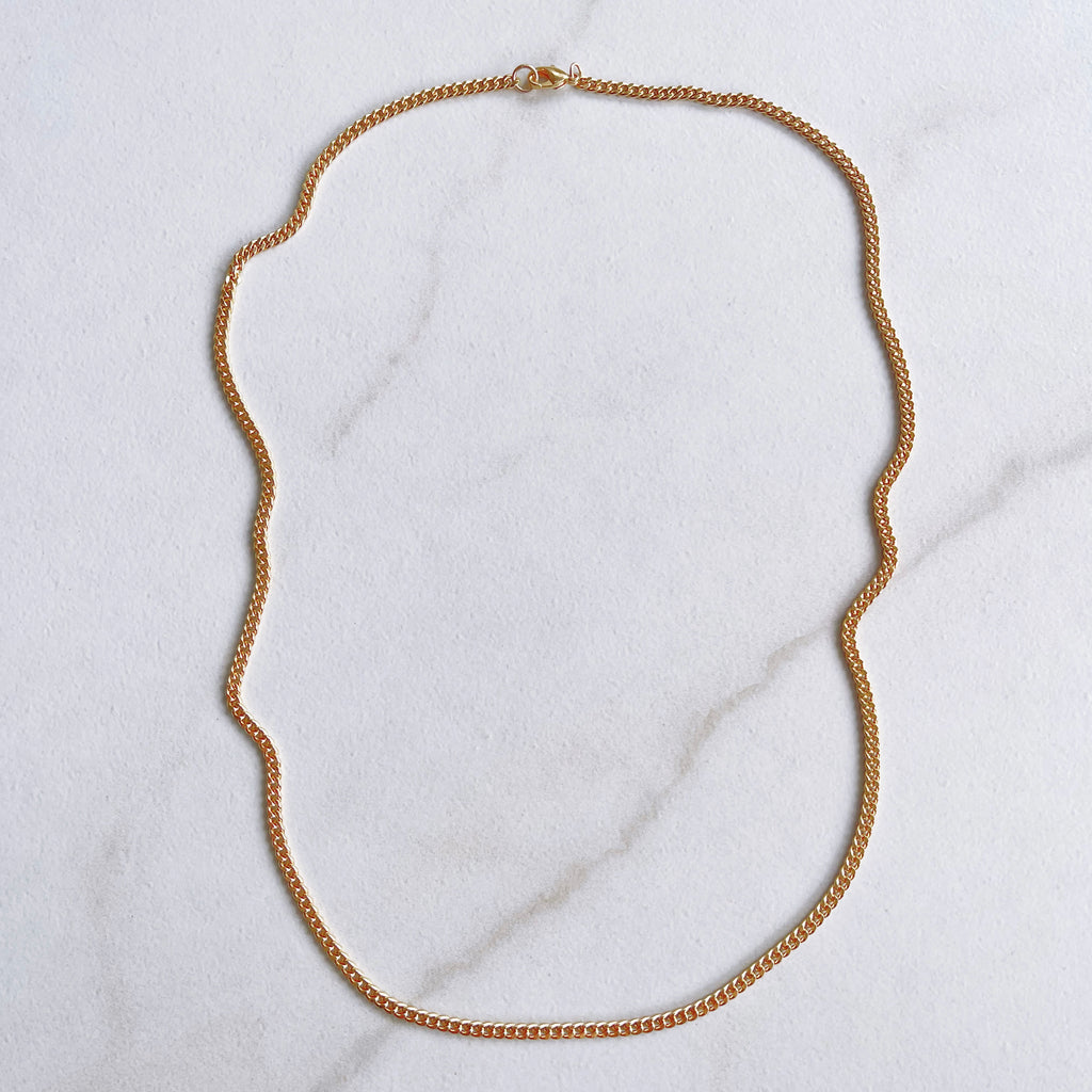 Mini Curb Chain Necklace