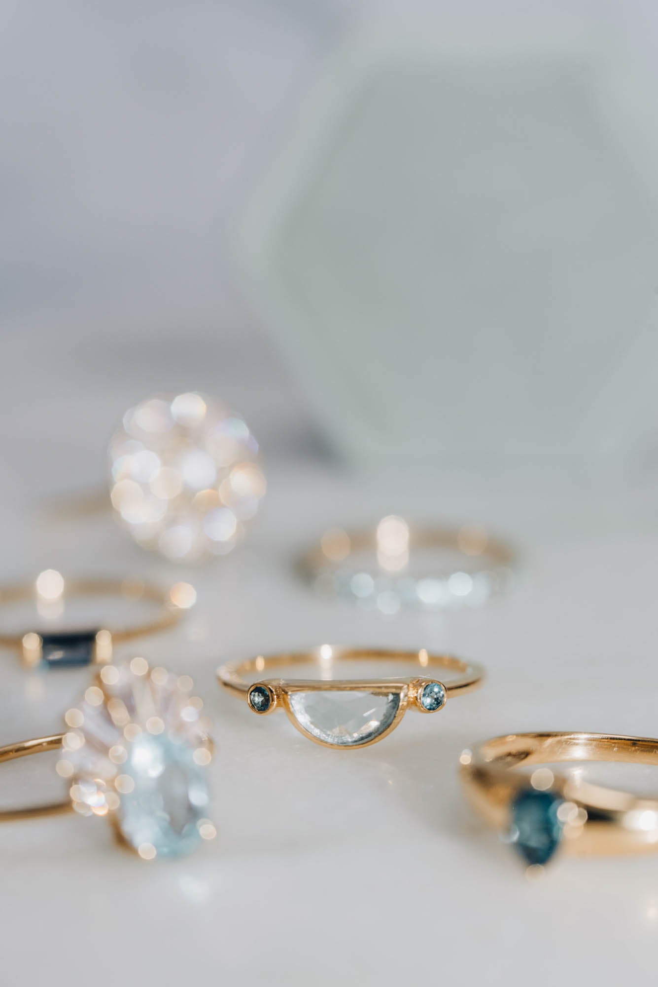 something blue ring. blue topaz ring 