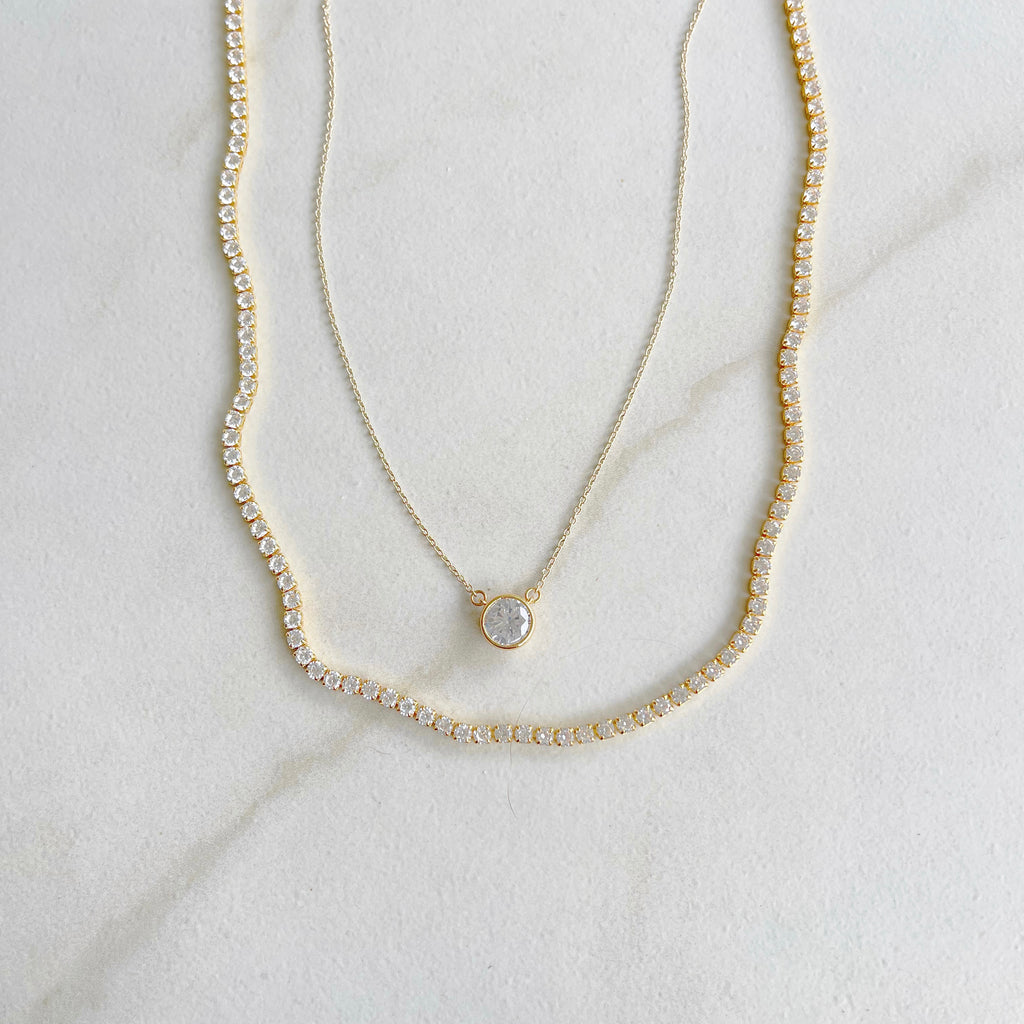 Brilliant CZ Necklace