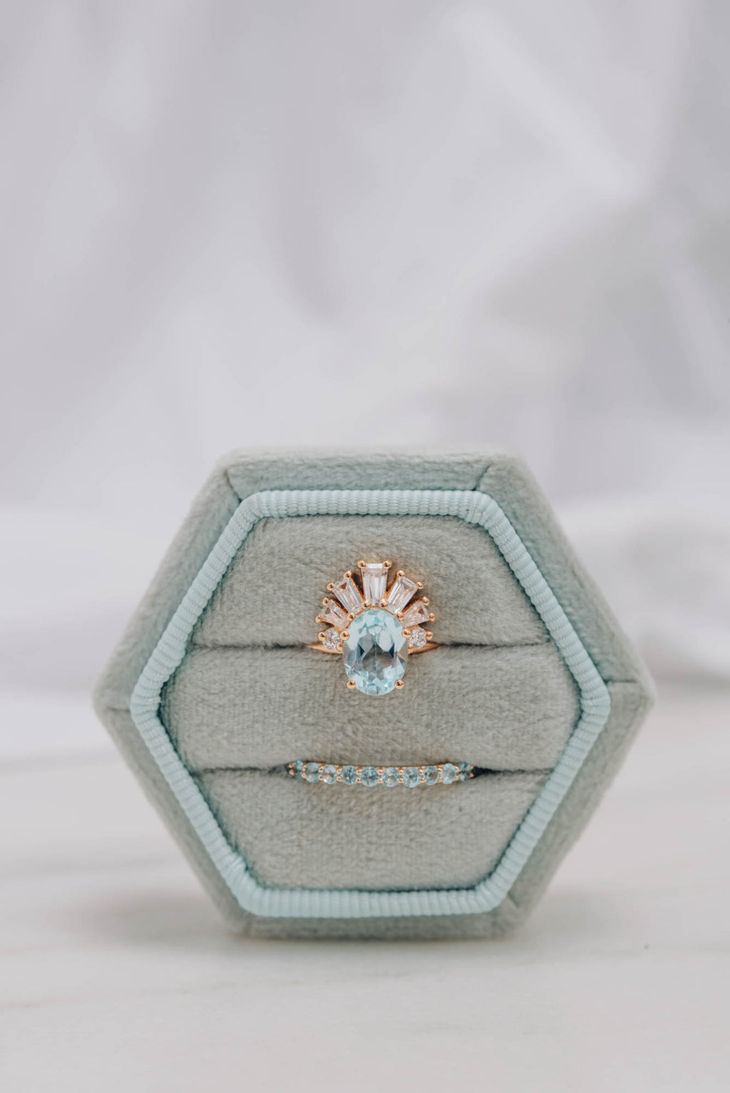 something blue ring, blue wedding ring, blue topaz ring
