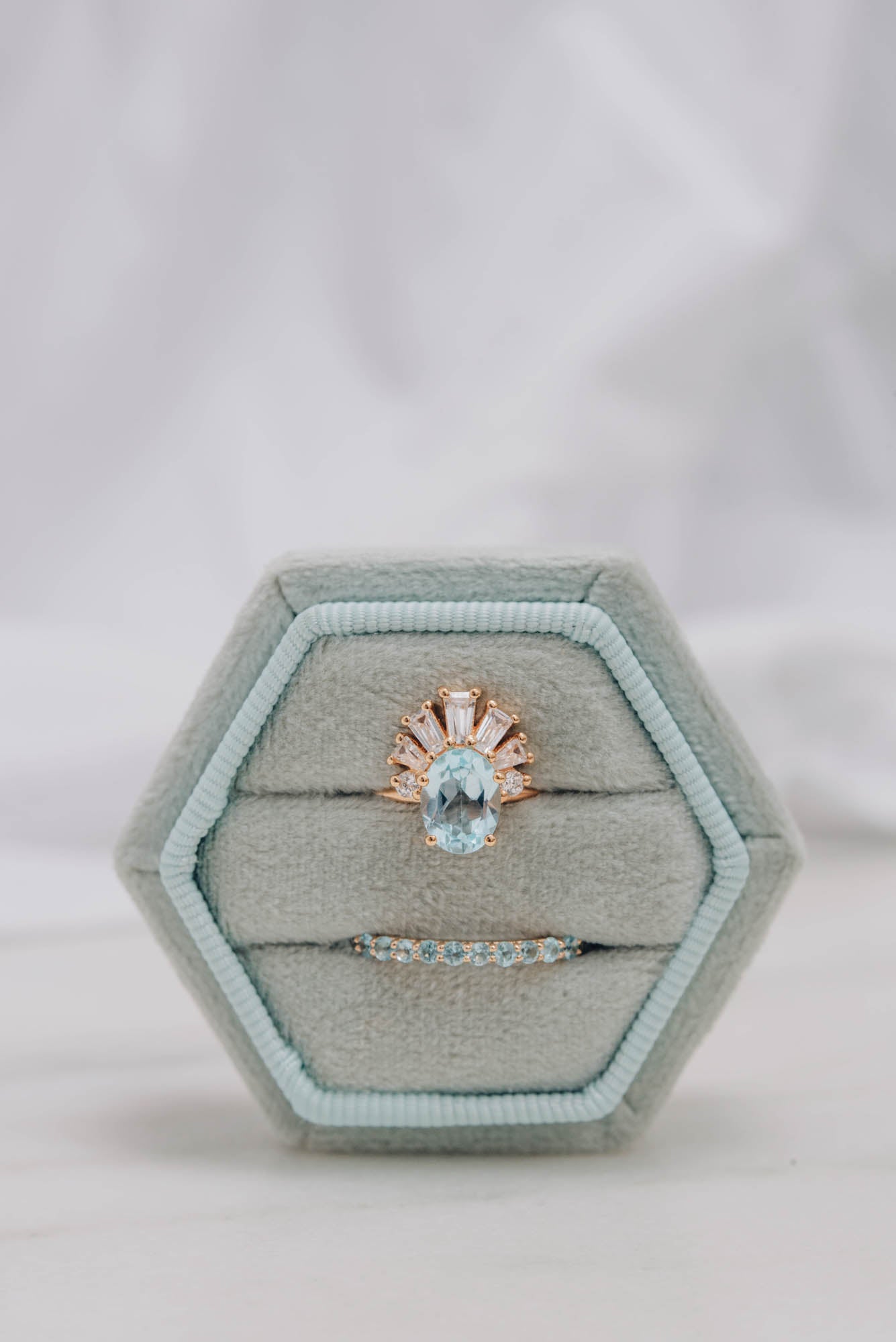something blue ring, blue wedding ring, blue topaz ring