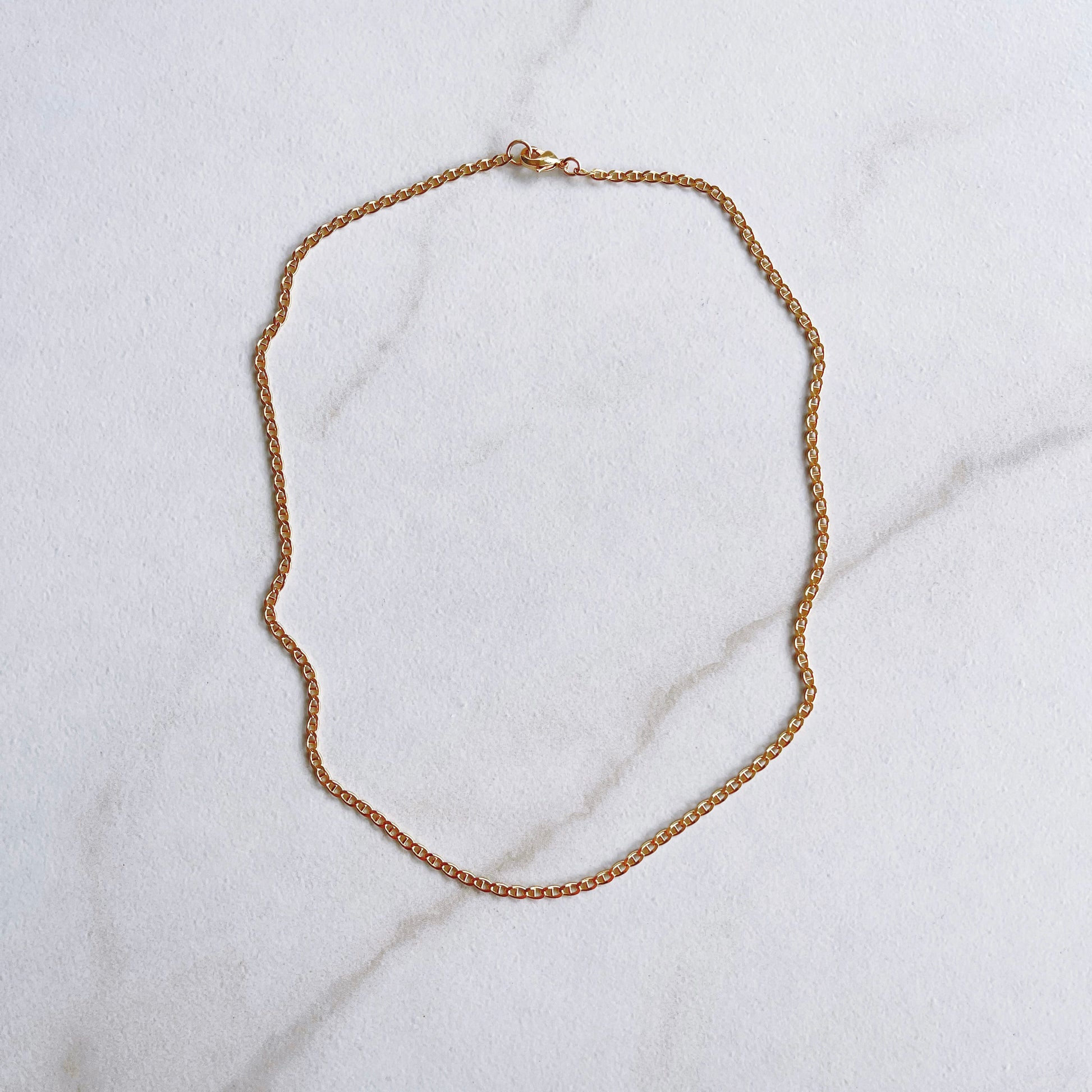 Flat Mariners Chain Necklace
