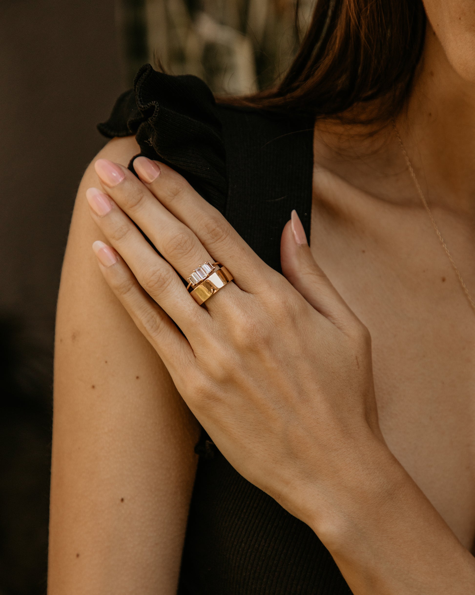 Elena Baguette Ring