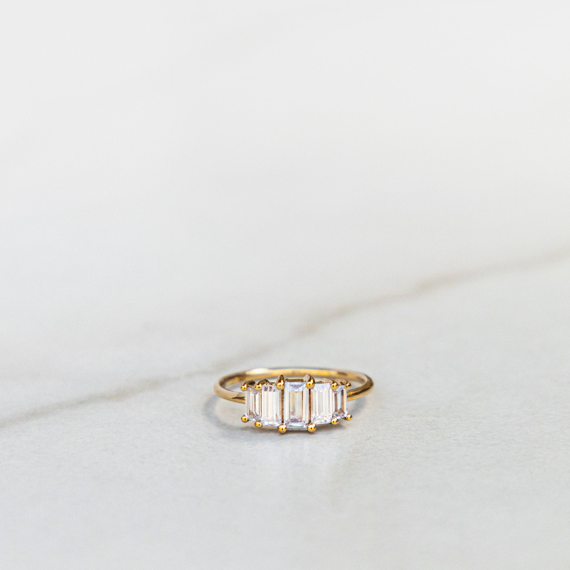 Elena Baguette Ring