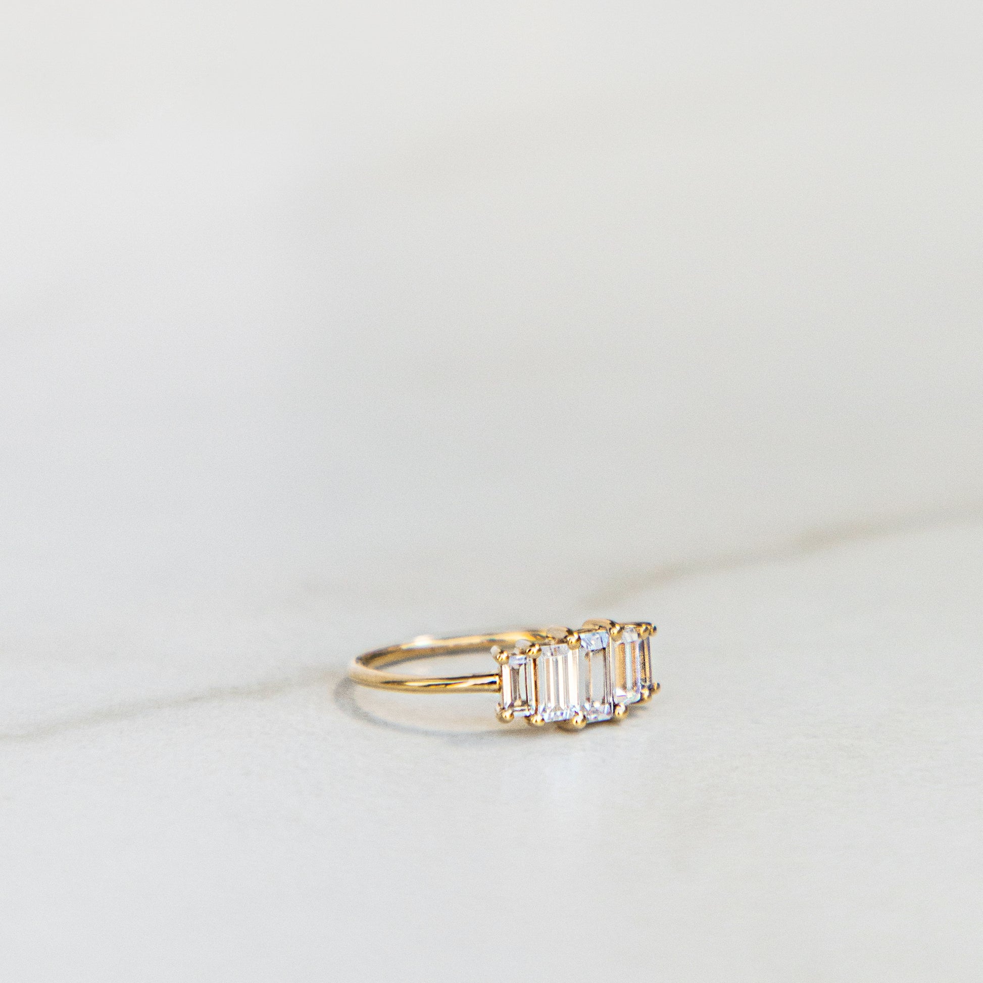 Elena Baguette Ring