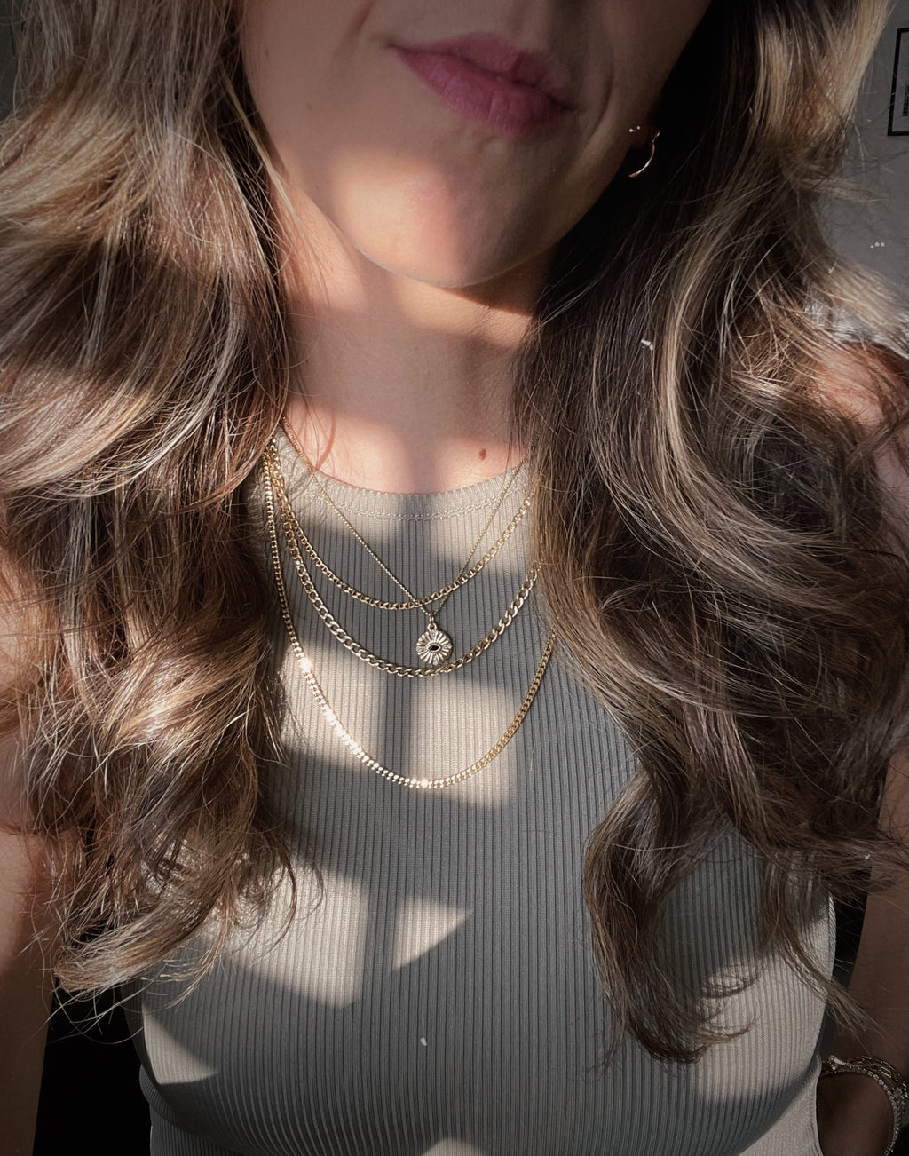 Mini Curb Chain Necklace