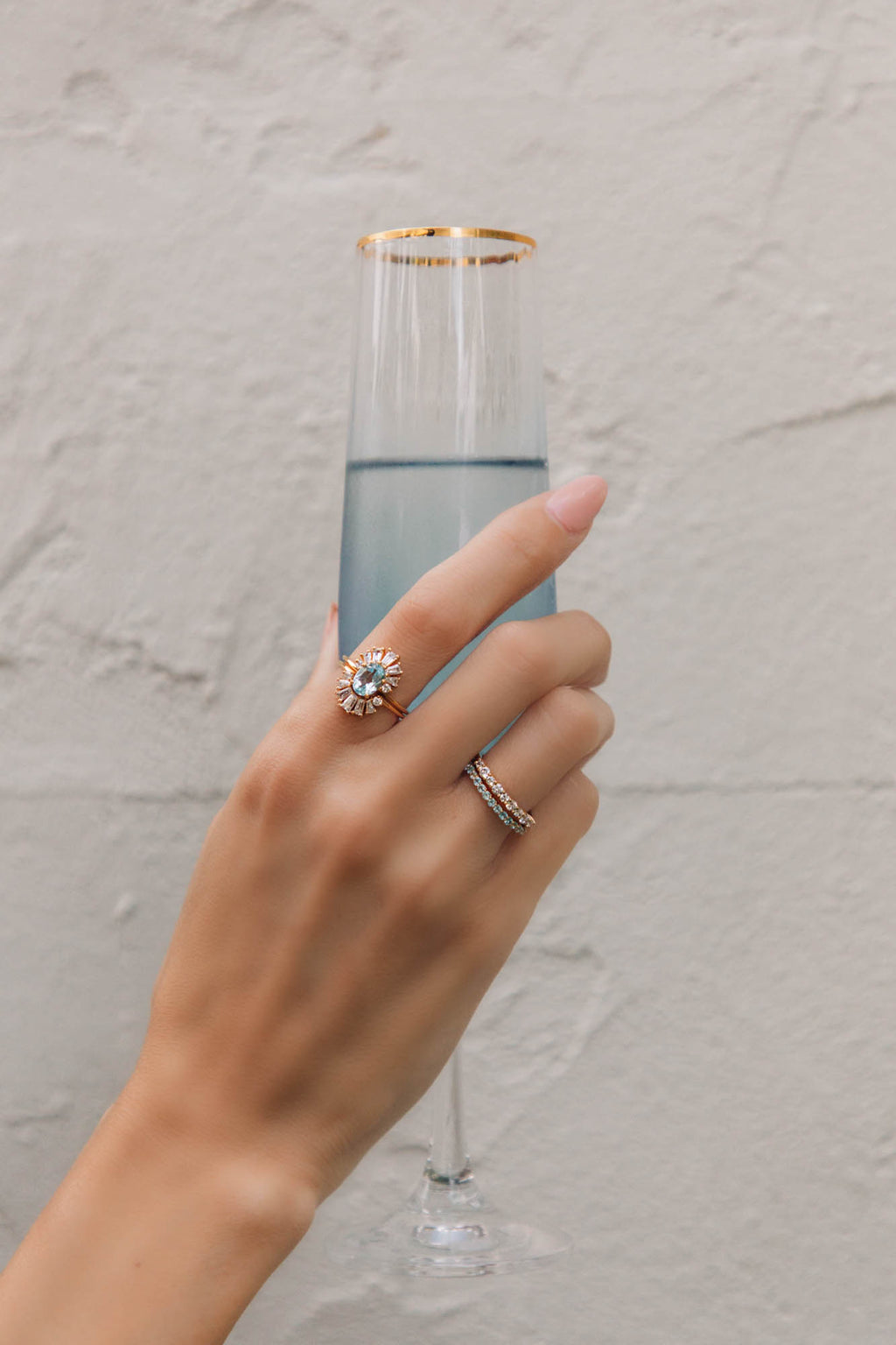 Stevie Blue Topaz Ring (4 left)