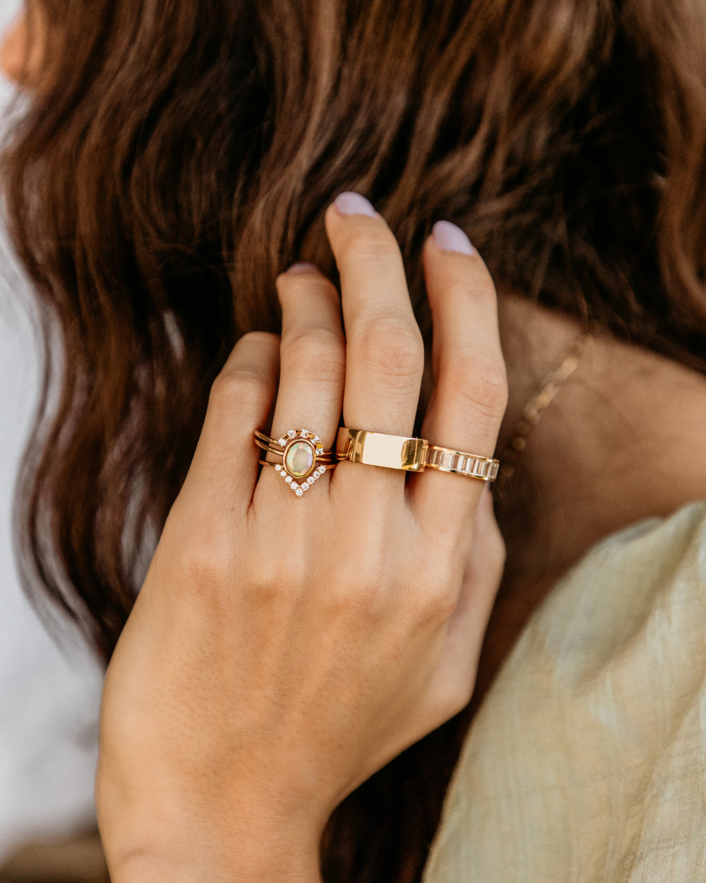 Flynn V Stacking Ring