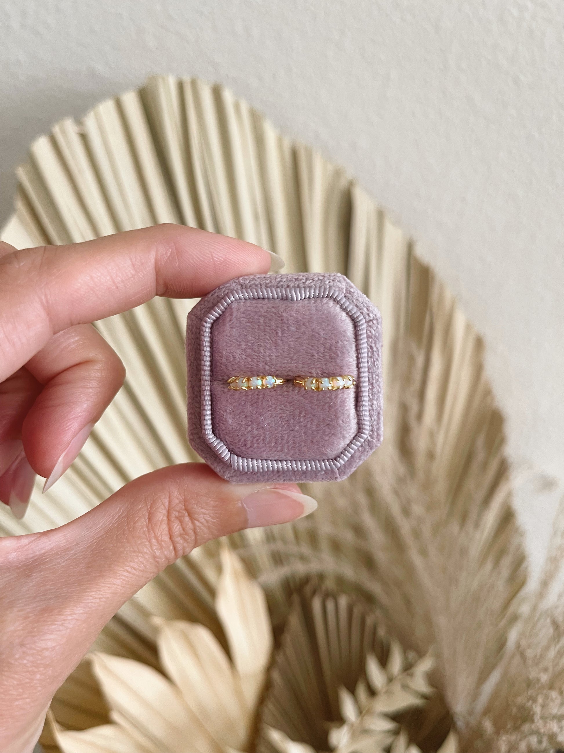 Mini Opal Huggies