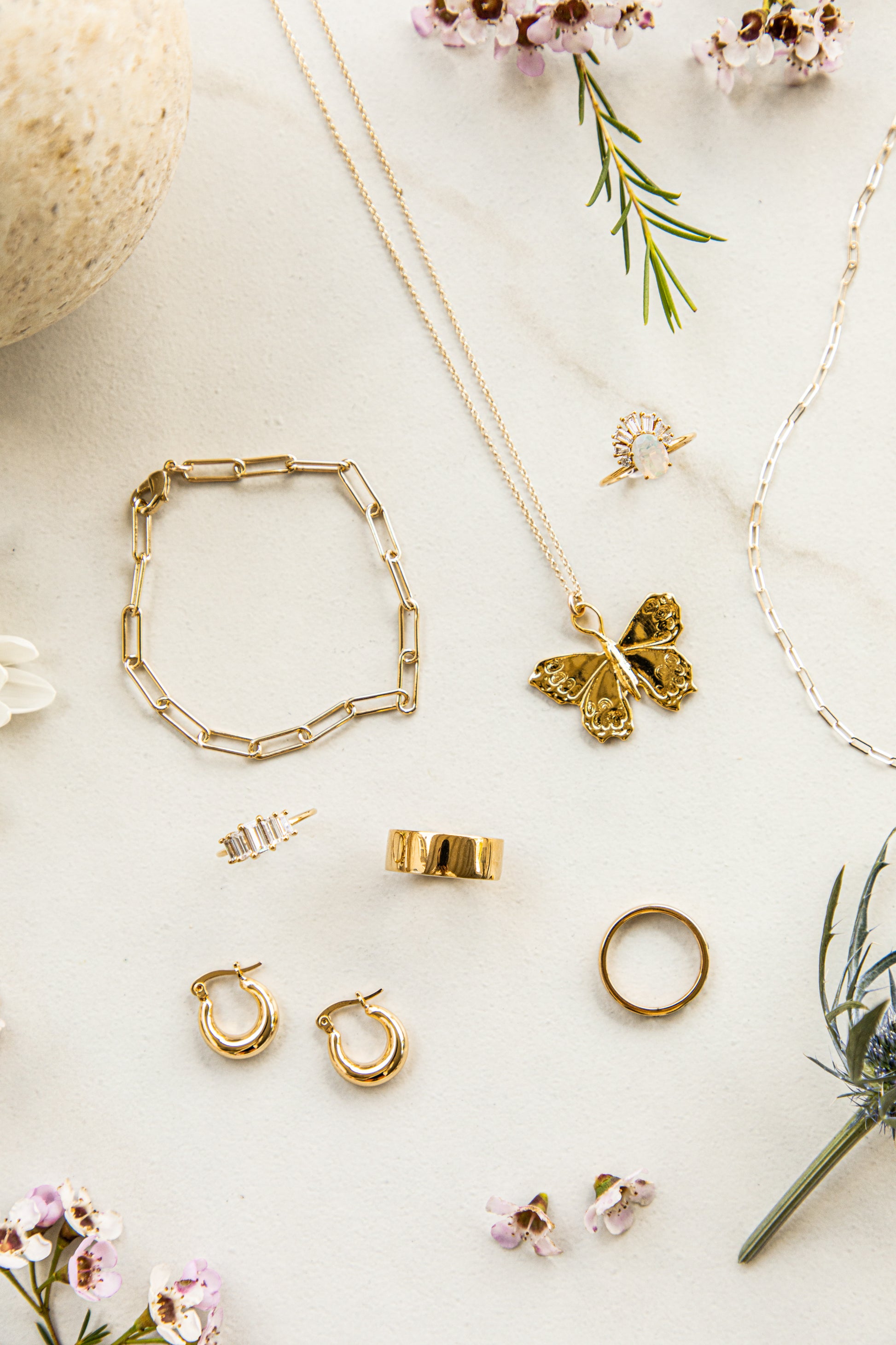 Elena Baguette Ring