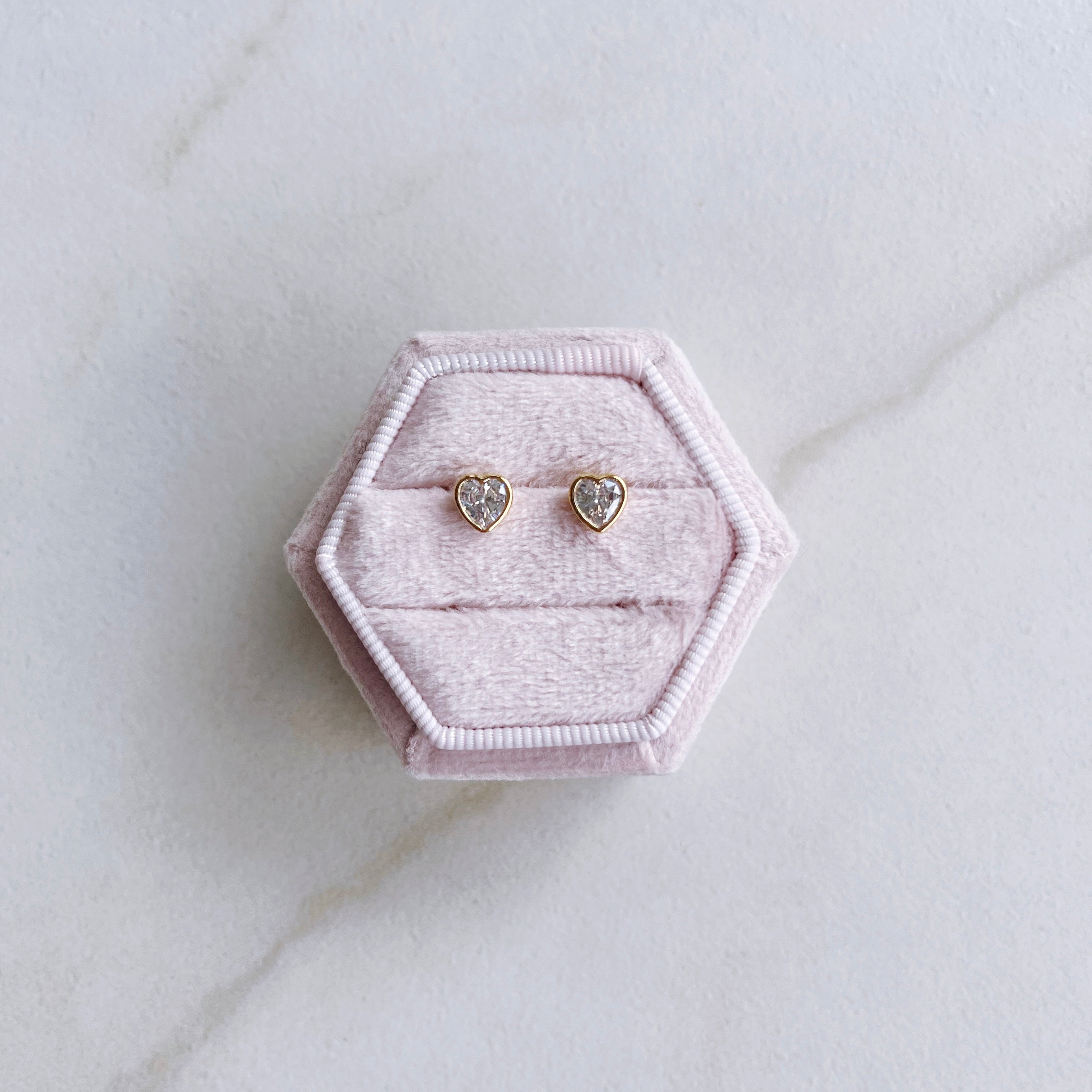 Heart Studs