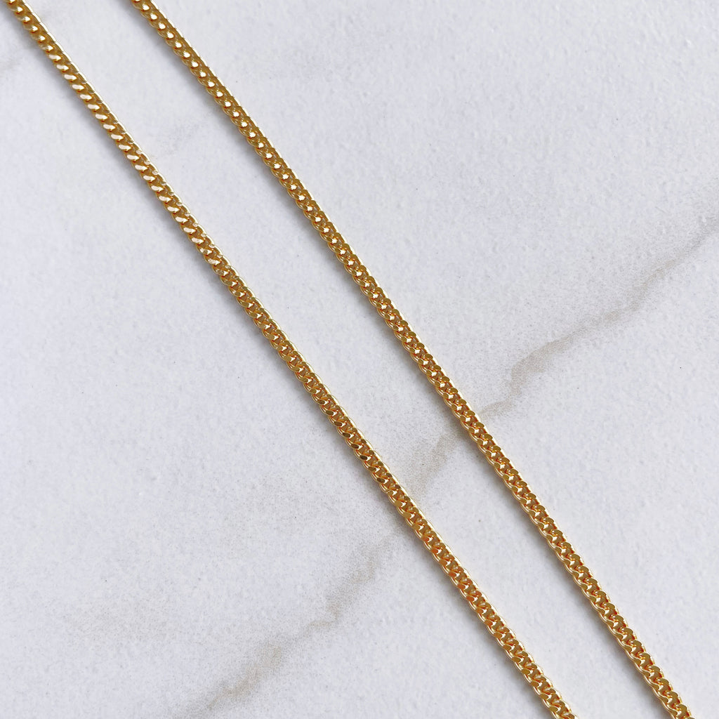 Mini Curb Chain Necklace