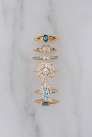 something blue ring, blue wedding ring, blue topaz ring
