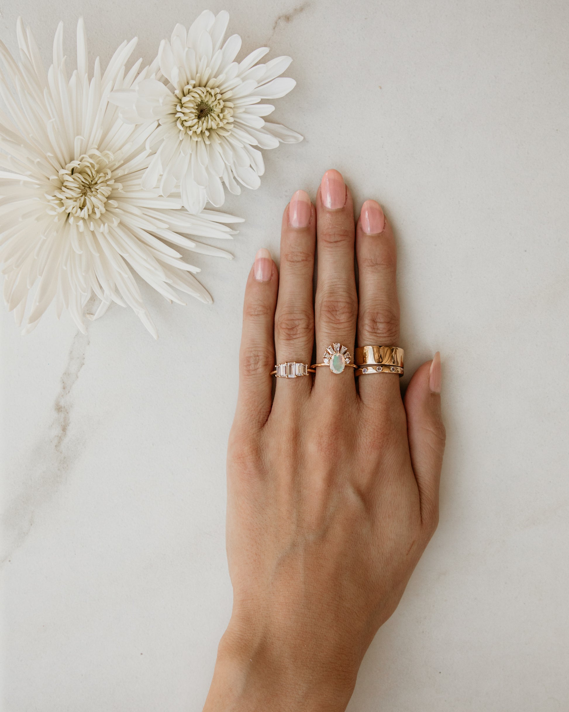 Elena Baguette Ring