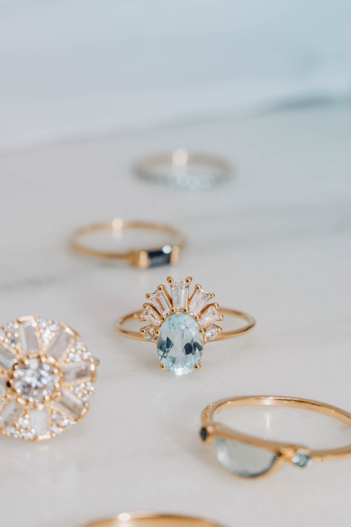 something blue ring, blue wedding ring, blue topaz ring