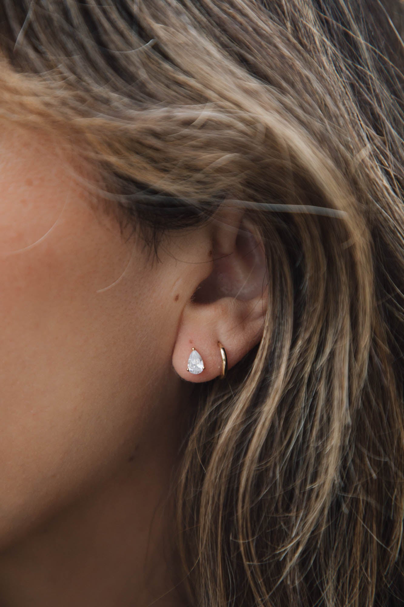 Teardrop Studs